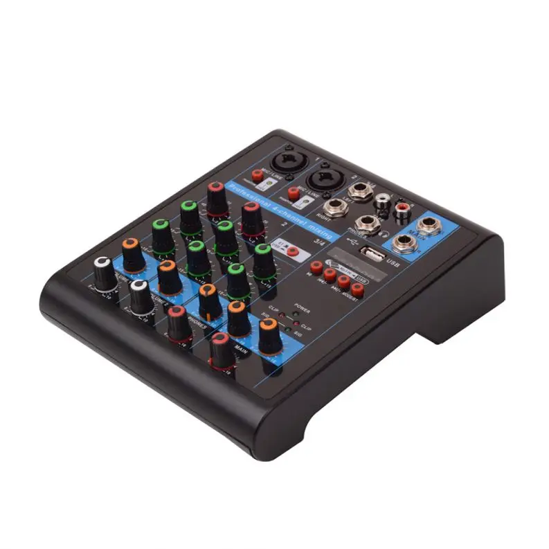 Новый стиль цифровое стерео смешивание музыки Dj усилитель звука миксер