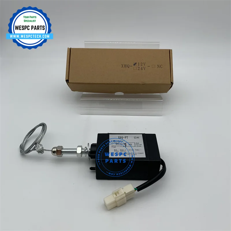  Высокое качество XHQ-PT 12V 24V дизельный двигатель части генератор мощности для запорного клапана Электромагнитный клапан отключения топлива отрезать остановочный соленоид