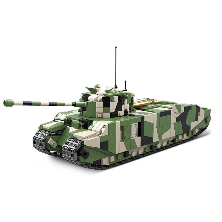 100241 TOG ll Тяжелый Танк модель мини-строительные блоки 2288 шт. ABS пластиковые сборочные Набор игрушек для детей солдат армии
