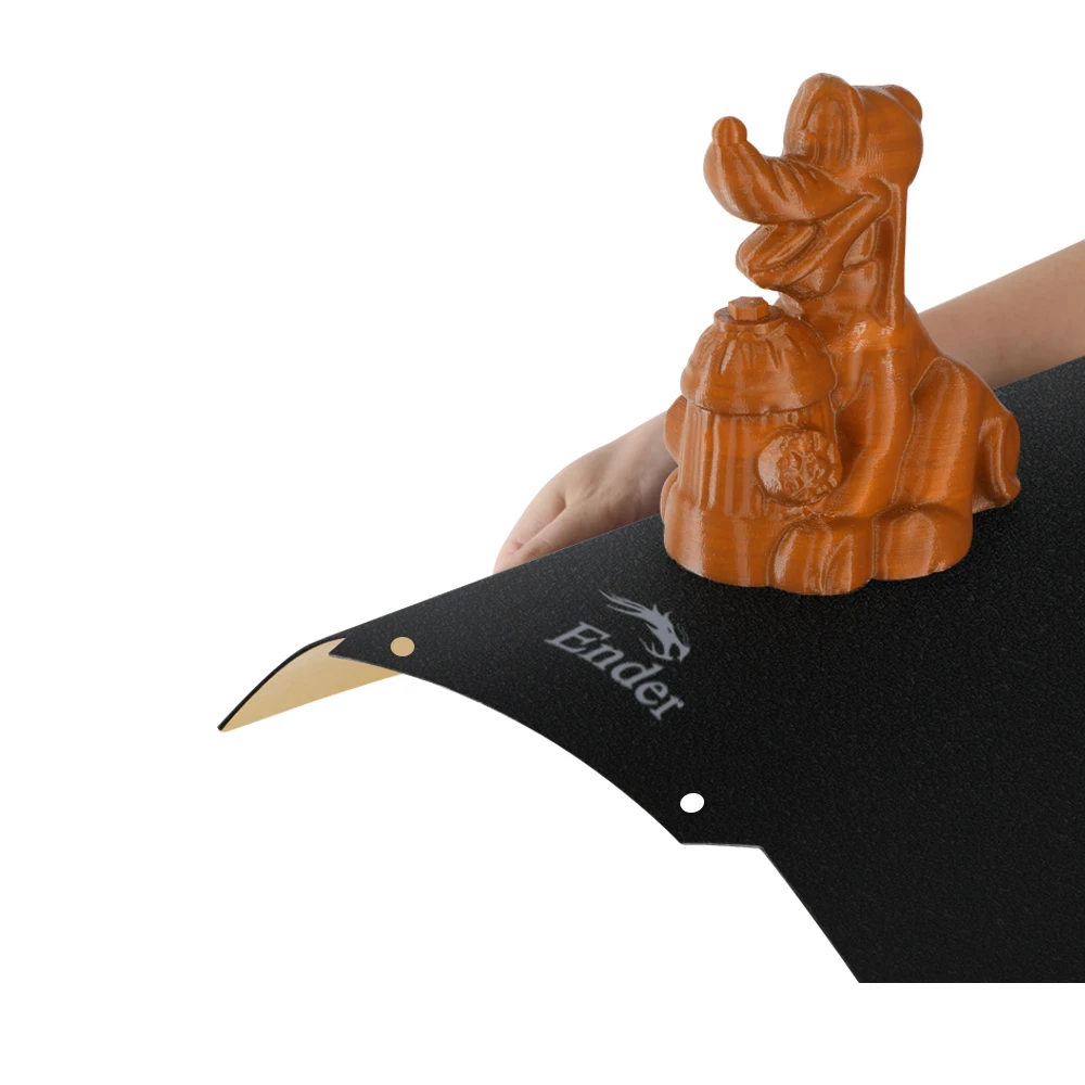 Платформа для 3d-печати Creality оптовая продажа Черная Магнитная Гибкая стальная пластина PEI детали принтера OEM