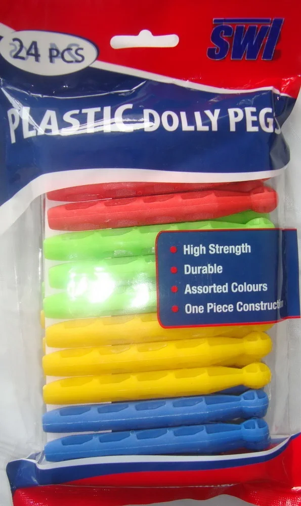 Plastic dolly pegs
