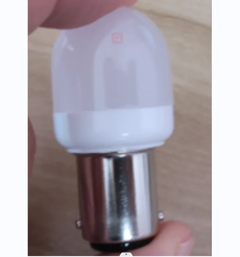 2W 220V E14 small screw base milk white cover LED mini refrigerator light bulb T22 LED Fridge indicator energy-saving corn bulb