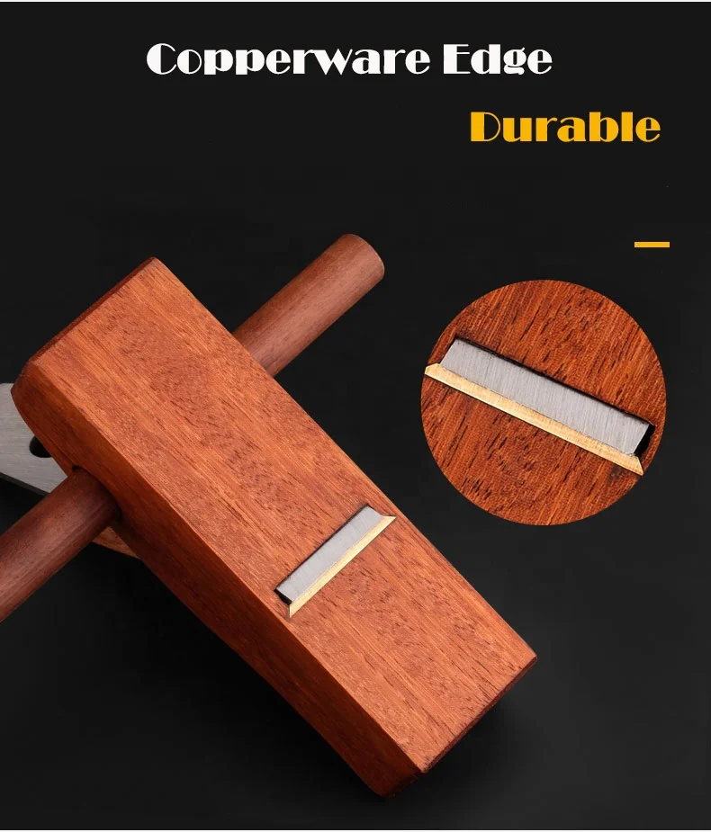 
280mm Ebony Hand Plane Woodworking Planer Mini Hand Tool Flat Plane Bottom Edge Wood Carpenter Gift Woodcraft Plans DIY Tools Fo 