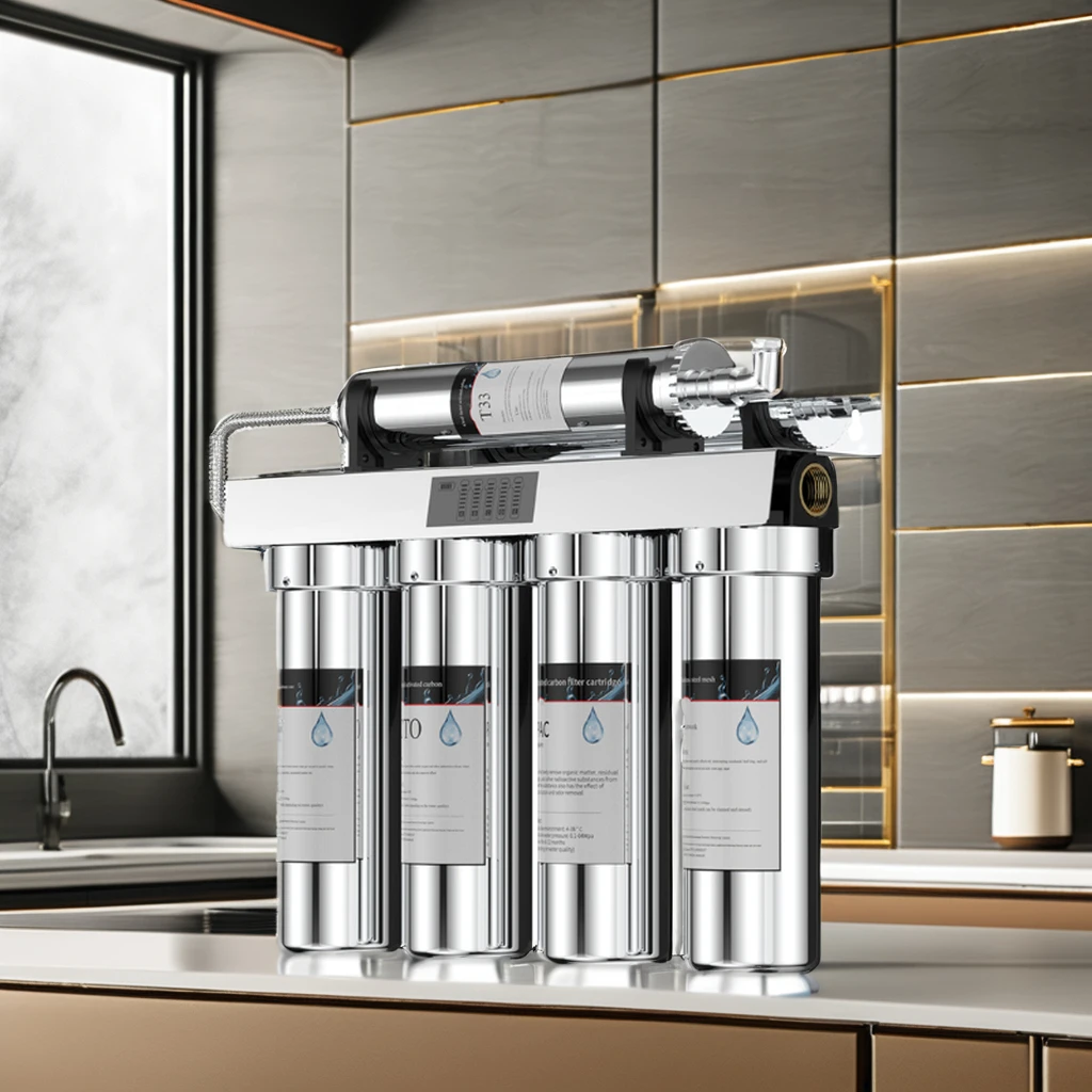 Wholesale 1200L Six-Stage Stainless Steel  Ultrafiltration Water Purifier Large Diameter household drink tap well water filter