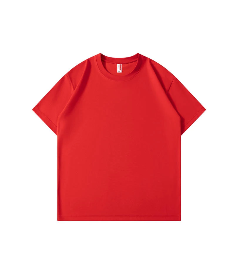 Wholesale High Quality 210g combed cotton pure cotton round neck short sleeve T-shirt printed blank naked shirt wholesale supply