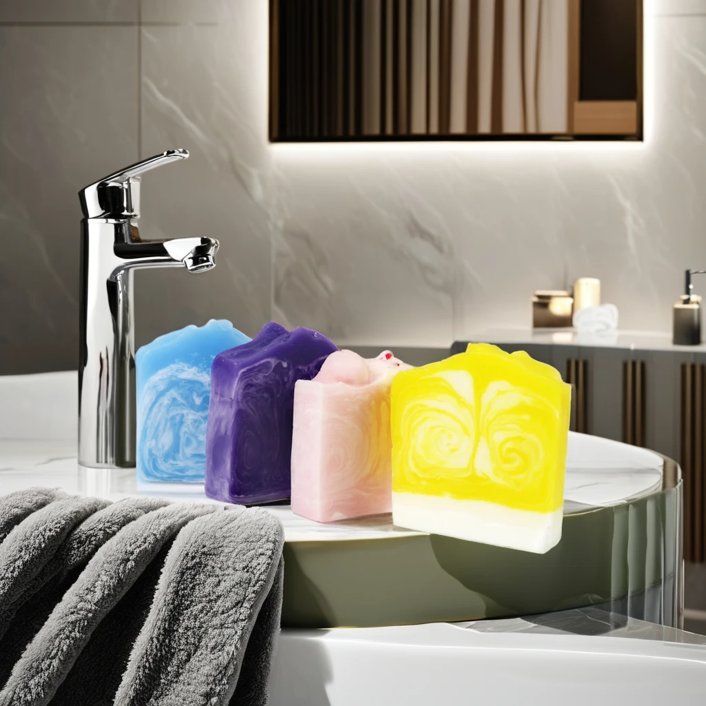 Custom Wholesale Face Body Skin Care Beauty Bathing Vegan Handmade Fruit Essential Oil Soap Bars for Daily Care