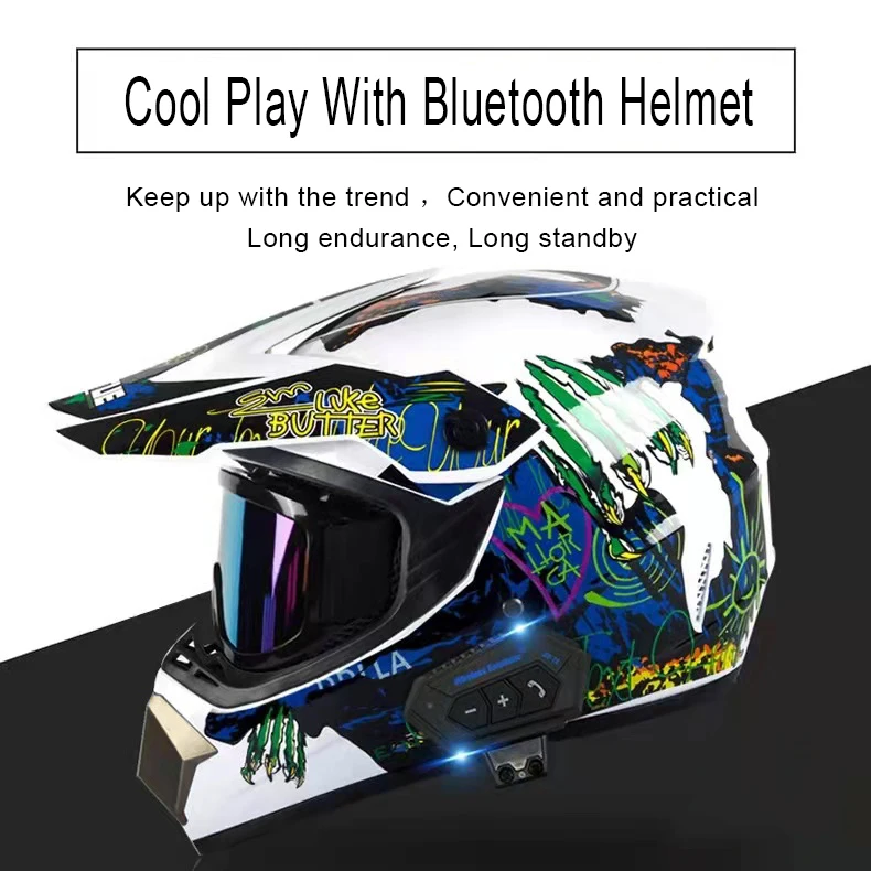 DOT OFF-ROAD motor vehicle racing motorcycle helmets GOGGLE display full face motorcycle helmet