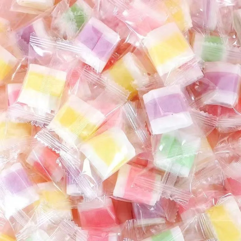 Best Selling Sweets Multi Color Fruit Roll Ups Candy Gummy Candy for Kids Jelly Candy