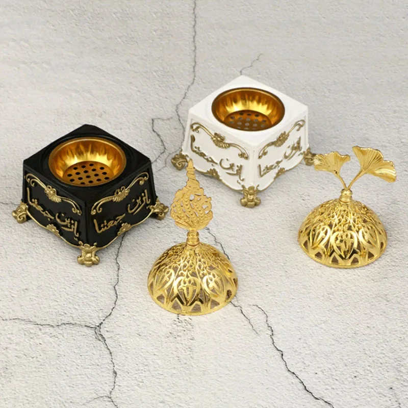 Middle Eastern Arabic resin aromatherapy oven ornaments creative modern and simple hollow Incense burner