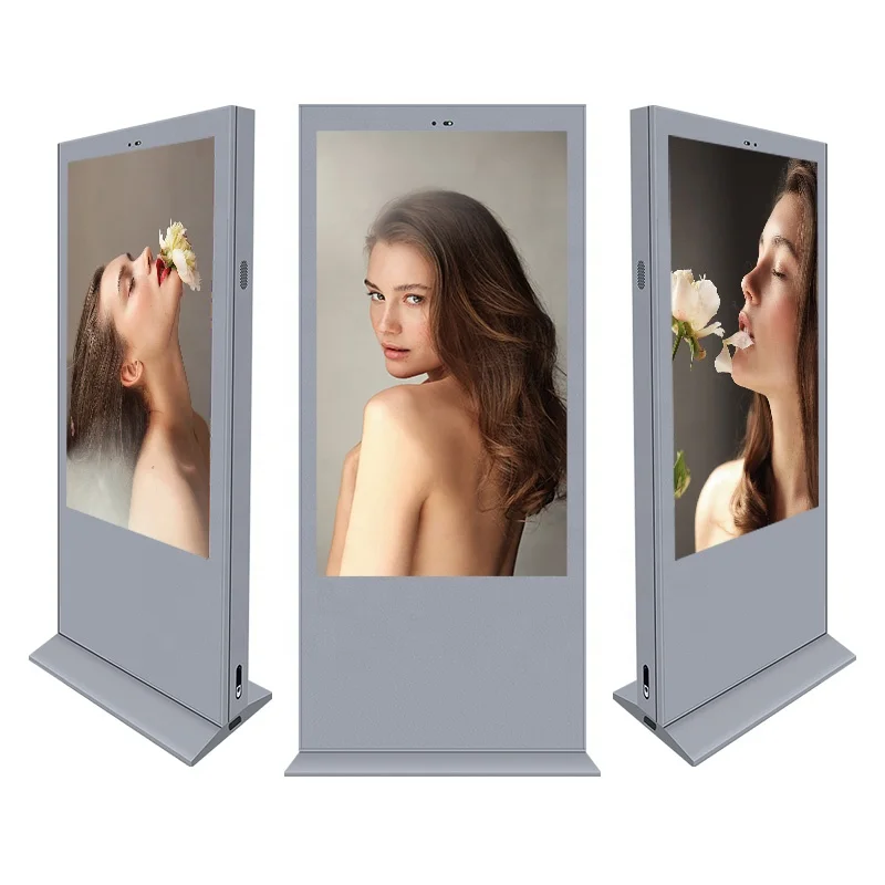 55 inch Outdoor Capacitive LCD Monitor Advertising Screen Display Kiosk Price For Bus Station Digital Signage Player