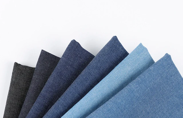 Хорошее качество по хорошей цене 32s * 32s 100% хлопок 4 унции 1 джинсовая ткань