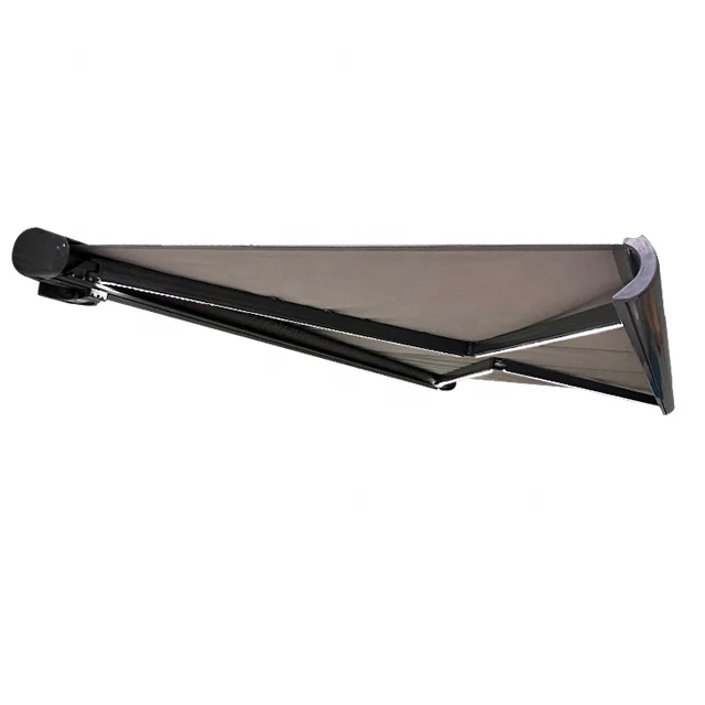 ALUMINUM FULL CASSETTE PATIO AWNING/AWNINGS WITH LED AND  MOTOR