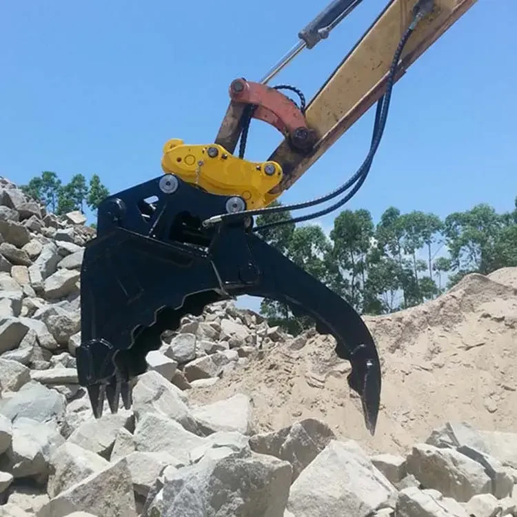 The excavator bucket thumb clip is installed on the arm of the excavator and is suitable for various types of excavators