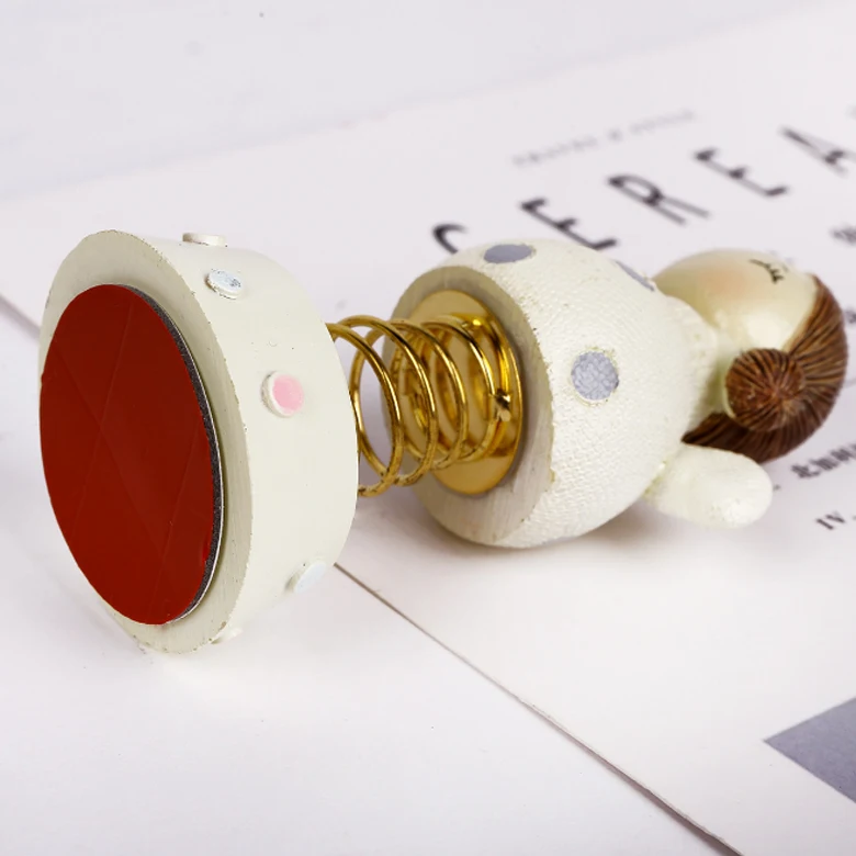 new custom cute cartoon car bobble head,car shaking head accessories,creative car shaking head spring doll