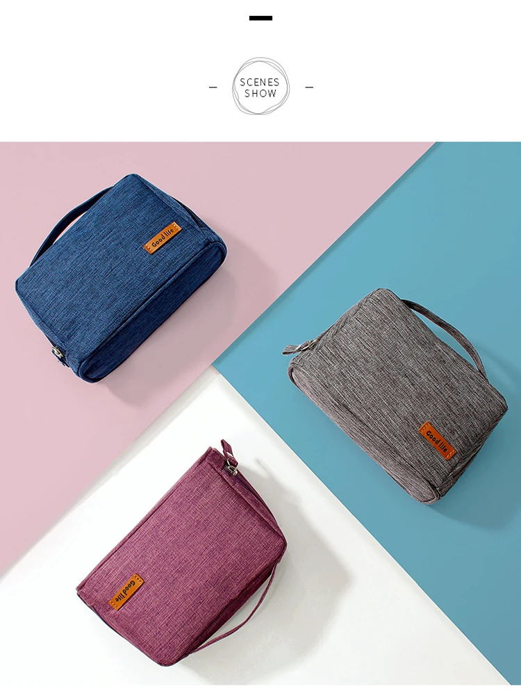 Multifunctional travel digital cable storage bag lightweight waterproof travel electronic accessories organizer pouch