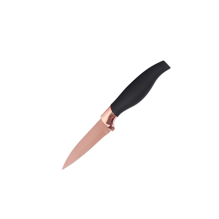 6pcs golden kitchen knife