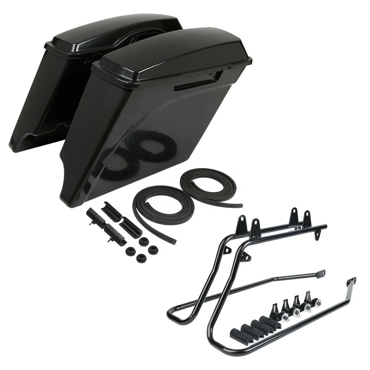 TCMT для Harley Saddlebag XF111515-UP + 100 неокрашенные удлиненные сумки конверсионный кронштейн подходит Softail