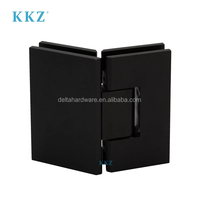 KKZ Custom Matte Black Polished Chrome Brushed Nickel Satin Brass Gold Stainless steel 201 304 316 shower glass door hinge