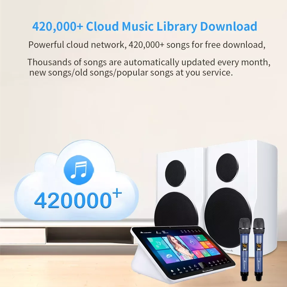 KTV Entertainment 8TB Professional Karaoke System InAndOn Karaoke Player with Amplifier Speakers Chinese Karaoke Machine