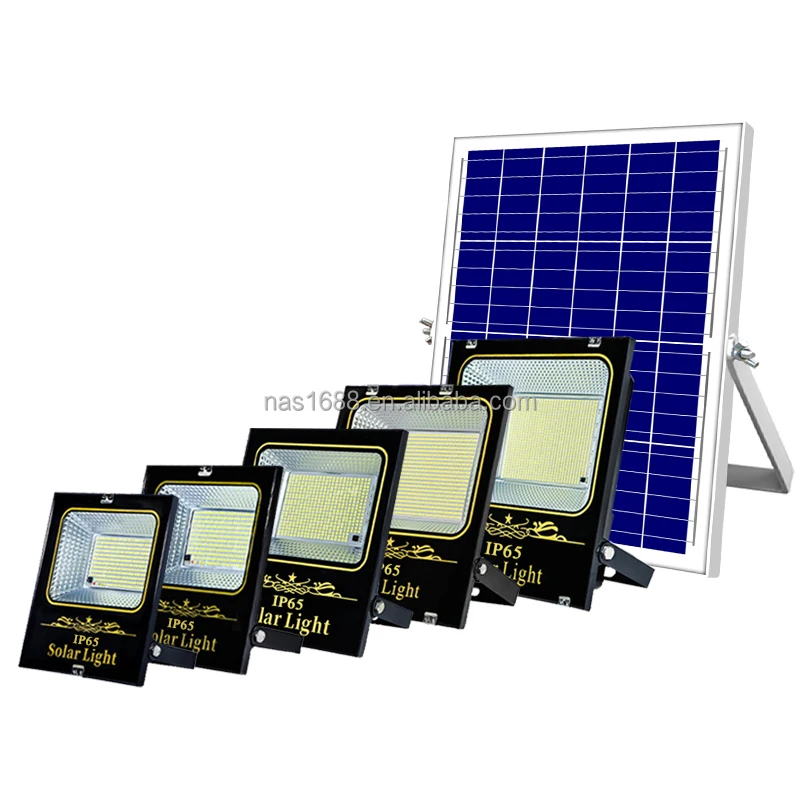 NAAISI Лидер продаж ABS 100w 200w 300w 400w 500w 600w светодиодный садовый наружный прожектор Солнечный Прожектор