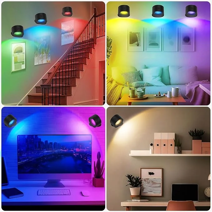 Remote Control Hallway Wall lamp Indoor nordic Led Touch lamp Flexible Mounted Magnet fixed led Rechargeable Bedside wall lamp