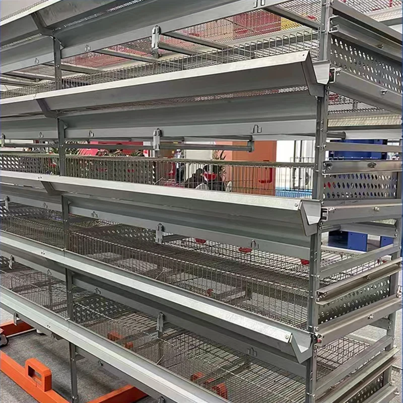 H type chicken cage broiler raising cages for keeping chicken layers