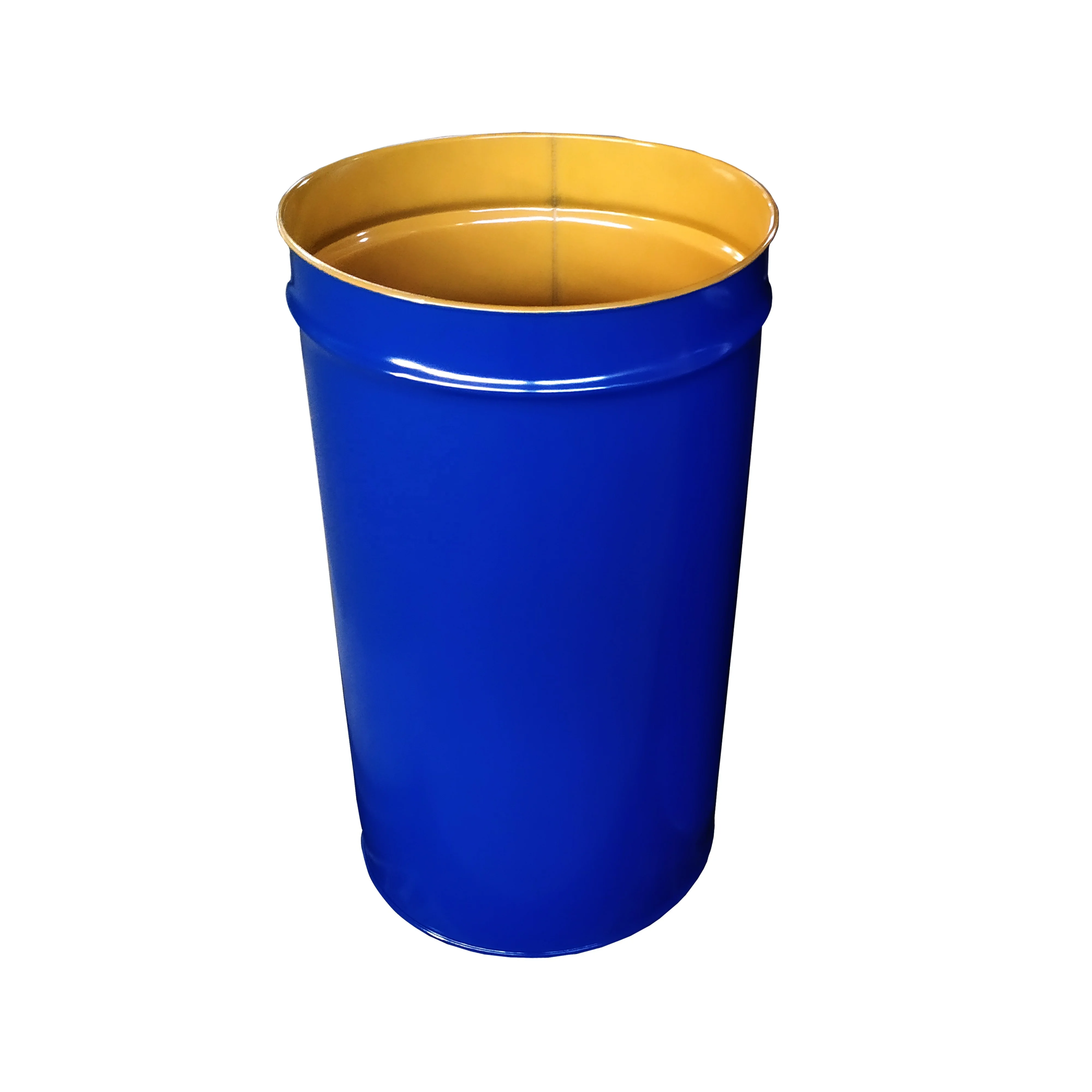 200 liter 55 gallon wholesale price   food grade metal steel conical drum for orange juice