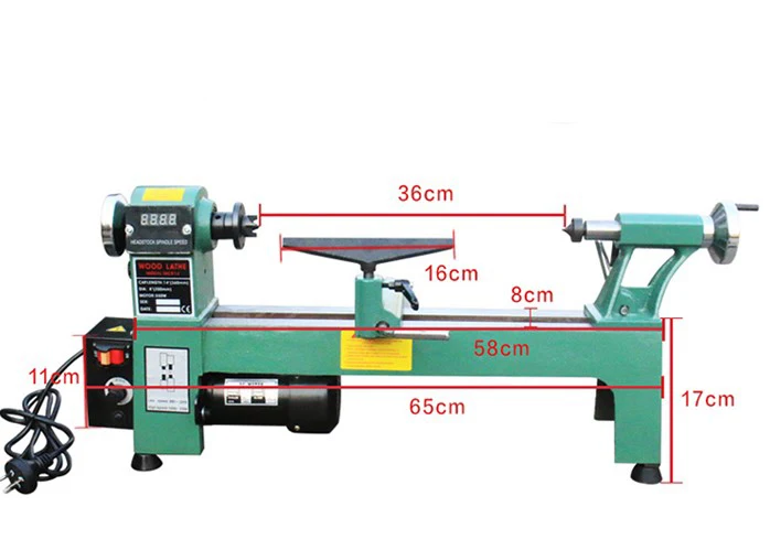 Small multifunctional wooden tableware wood Buddha beads wood crafts making machine woodworking lathe