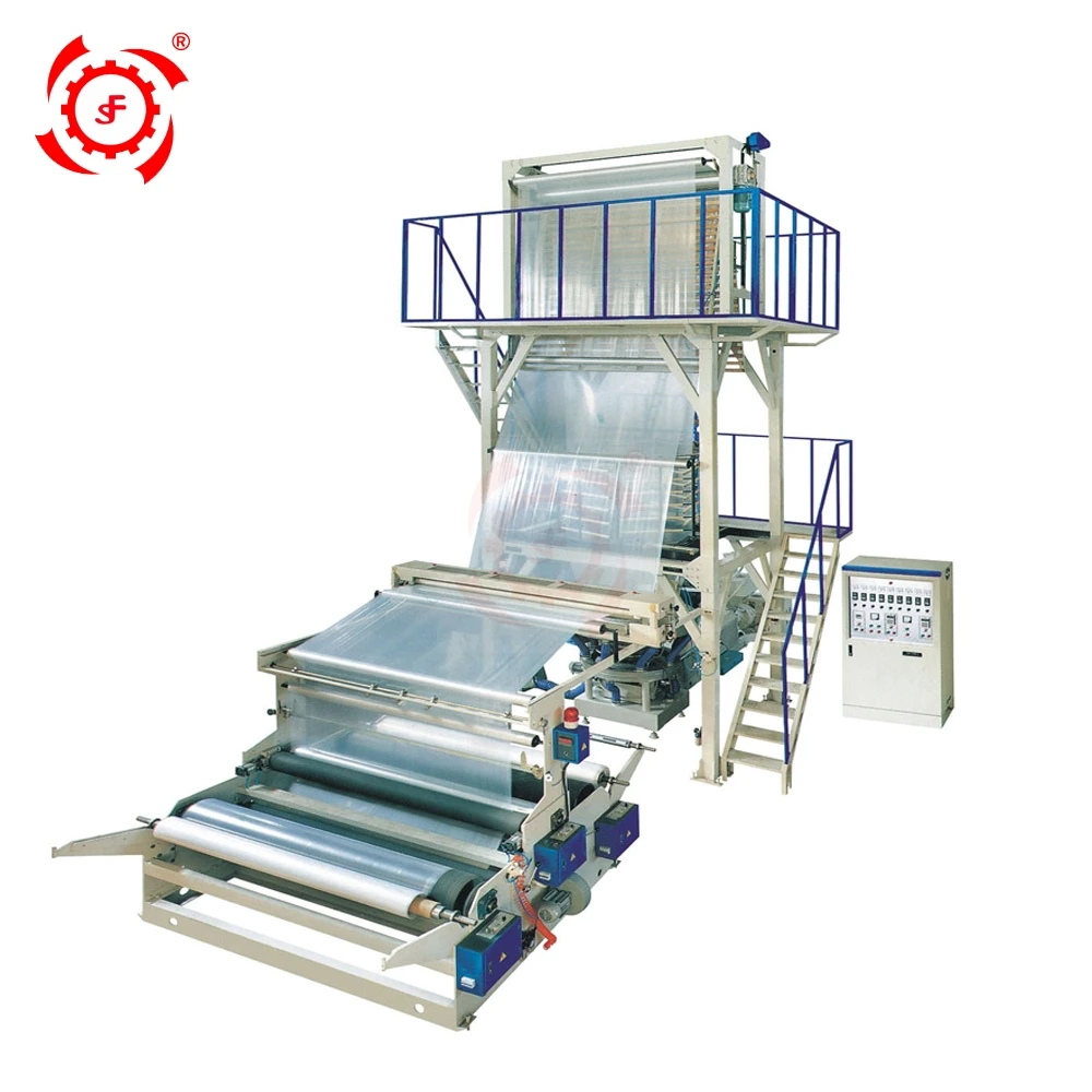 
LIFENG Biodegradable High Speed Double Die Head PE Shrink LDPE HDPE Plastic Extrusion Blown Film Blowing Machine Price For Sale 