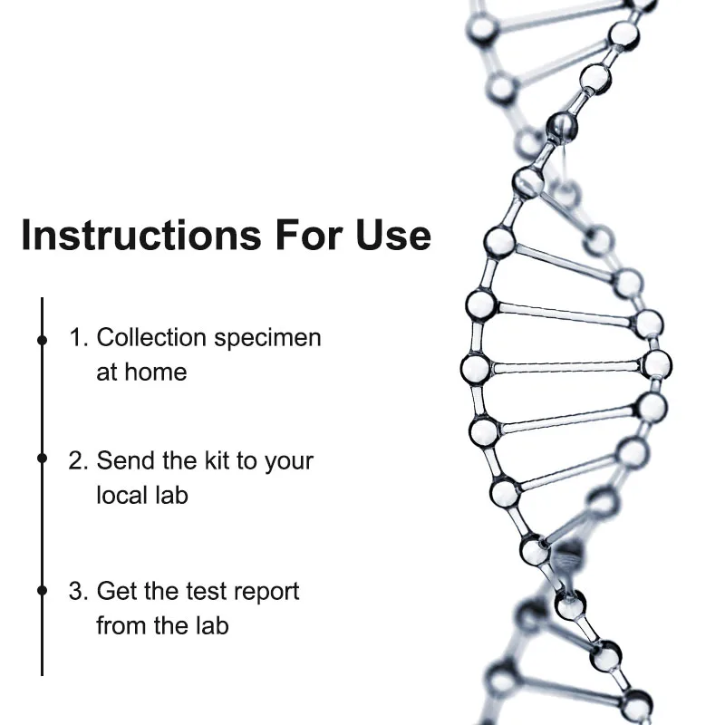Human DNA Collection Tube DNA Test Kit To Do At Home Wholesale Human Paternity Ancestry DNA Test Kit