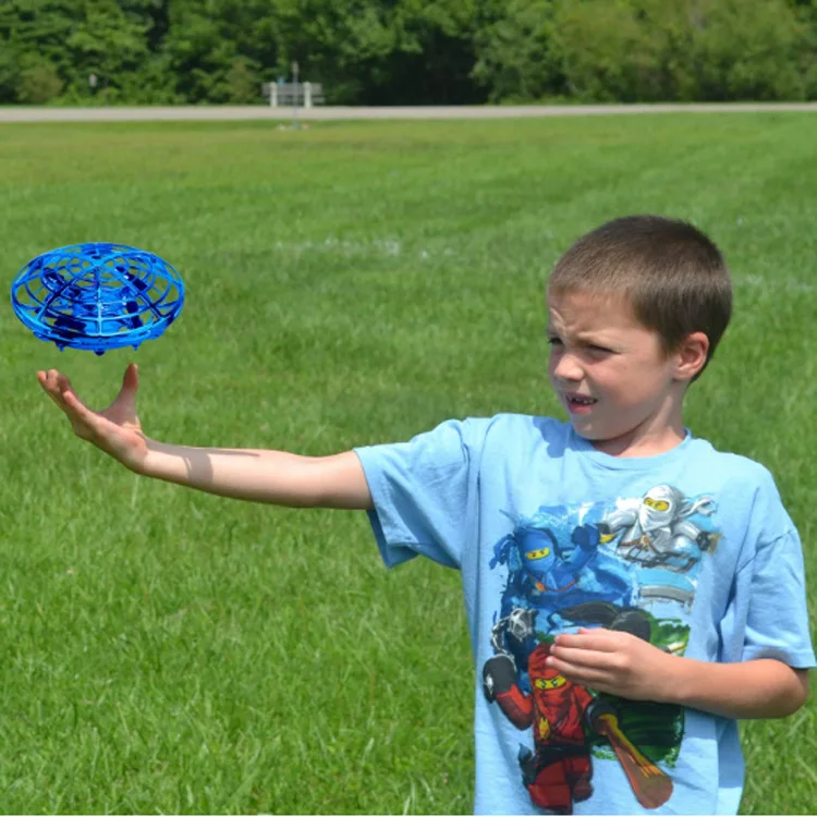 UFO Flying Ball Toys TURN RAISE Motion Hand-Controlled Suspension Helicopter Toy Infrared Induction Interactive Drone Kids Toy