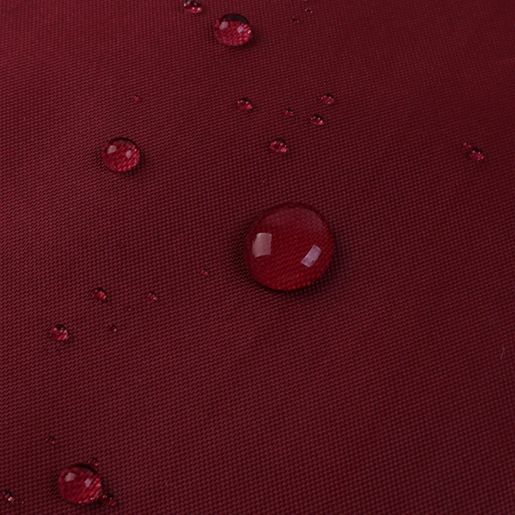 210D 100% RPET переработанная полиуретановая водонепроницаемая ткань из Оксфордского полиэстера