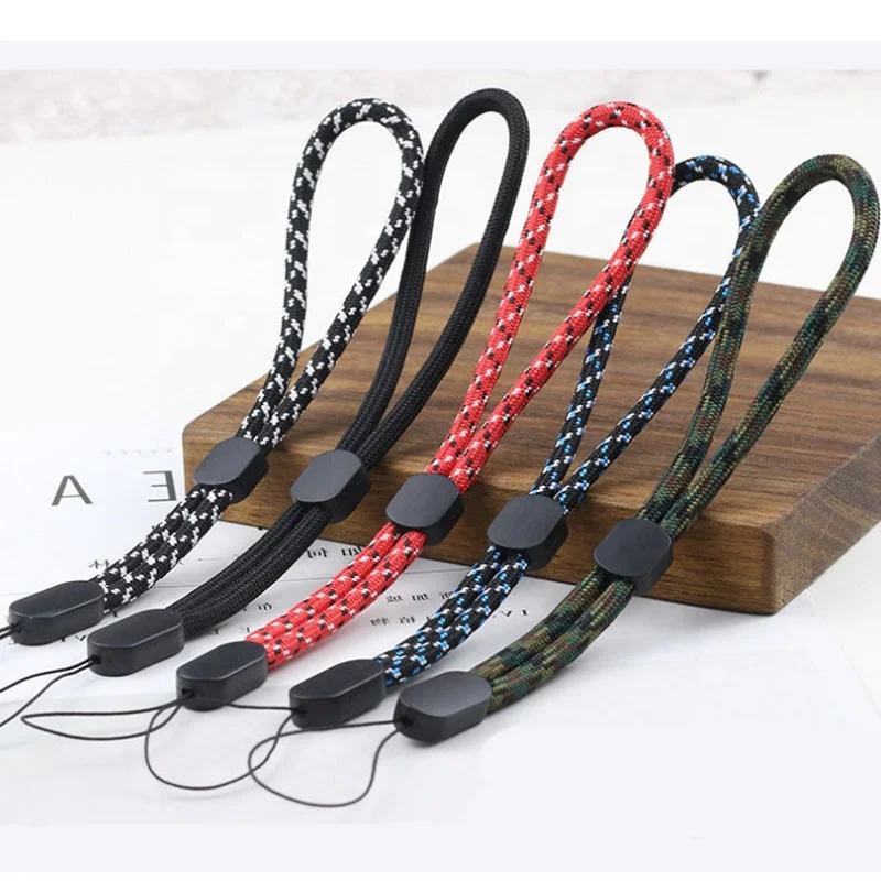 Cheap Adjustable Short Wrist Lanyard For Airpods Phone Strap KeyChain Card USB Car Key Holder School Student Cheap Business Gift