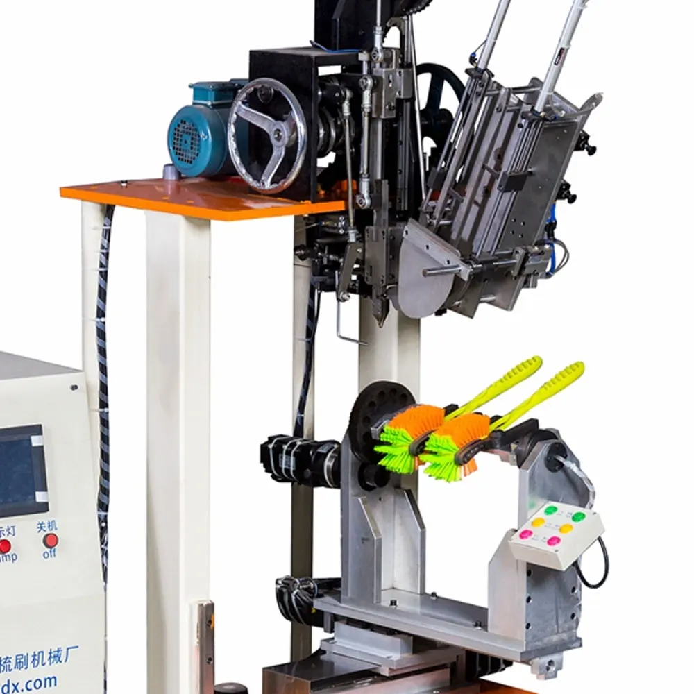 5 axis 2 Drilling And 1 Tufting Making Machine Automatic CNC Broom / Brush Making Machines