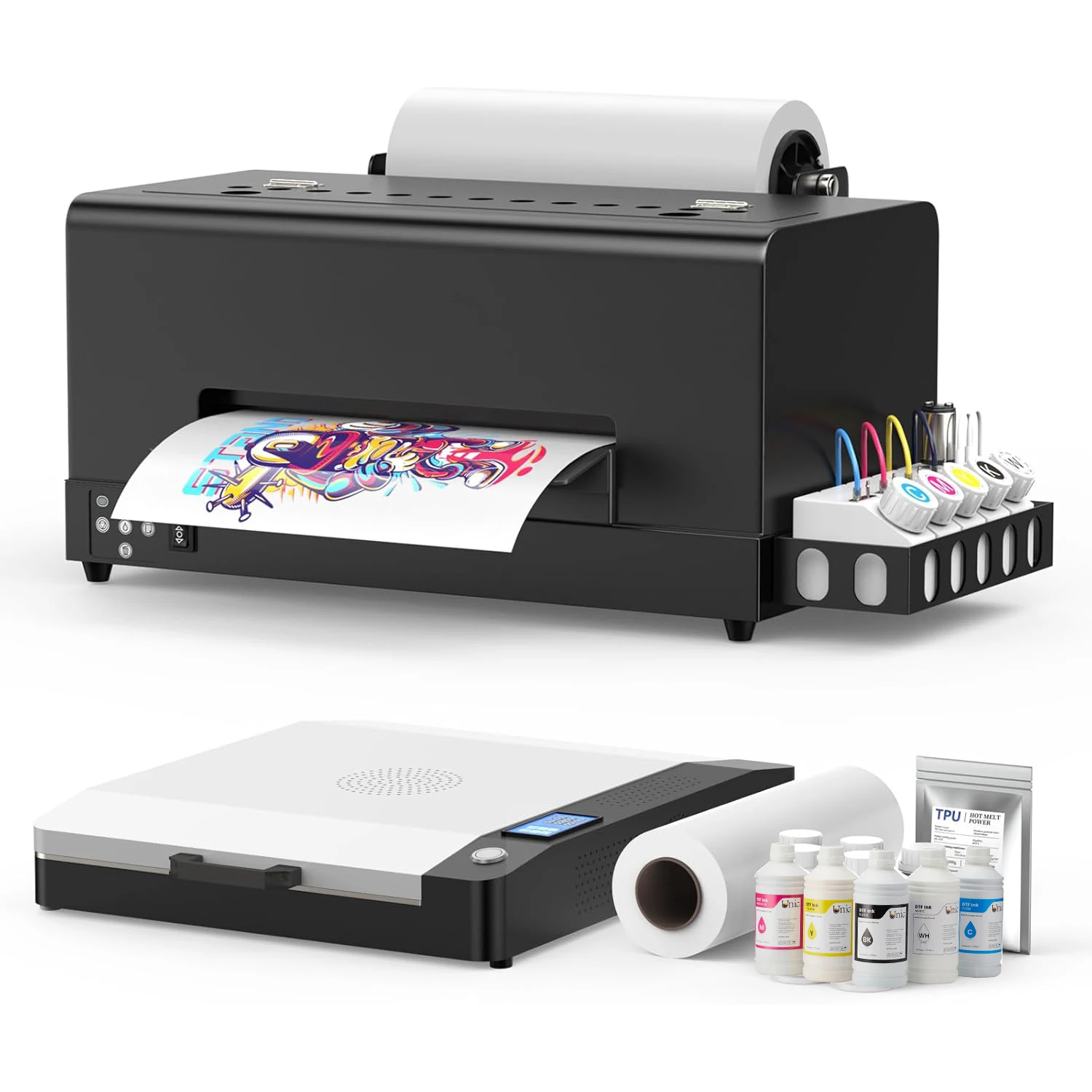 Factory Price impresora dtf a3 33cm 30cm Digital T shirt DTF Printer with brand new dual i1600 or XP600 print heads