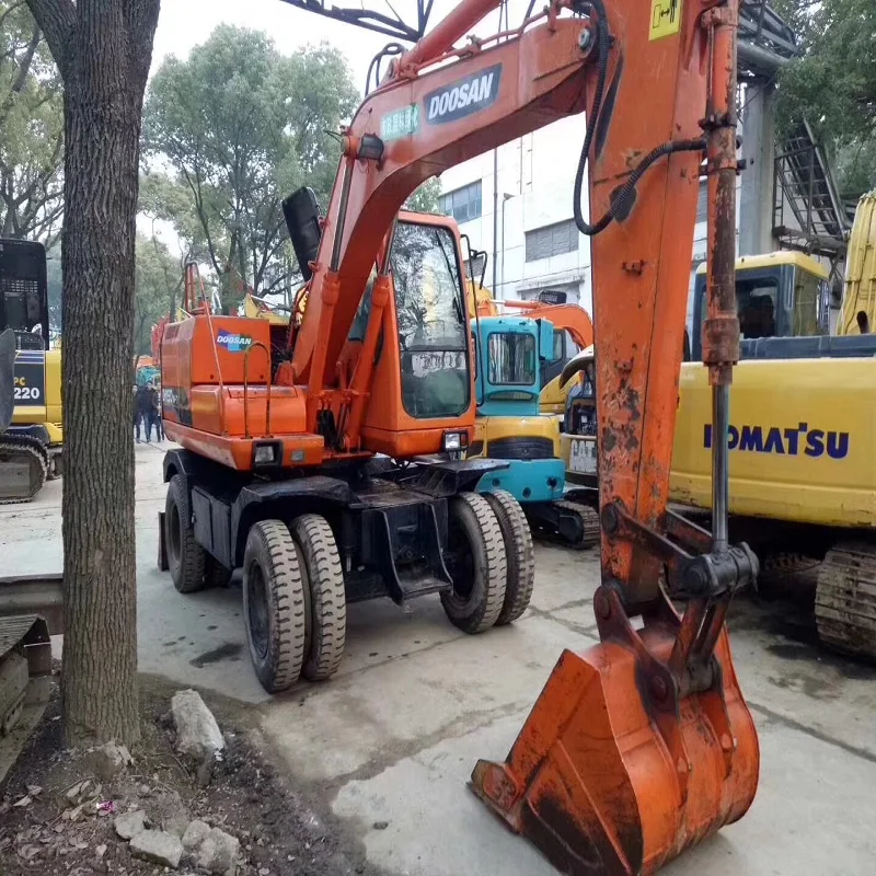 Высококачественный оригинальный б/у экскаватор Doosan DH150W-7 Doosan 140 150 экскаватор на продажу