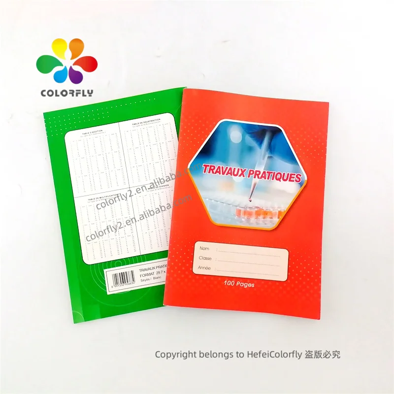 Китайский завод тетрадь с французскими линиями 32-300pages различным дизайном школьная для студентов