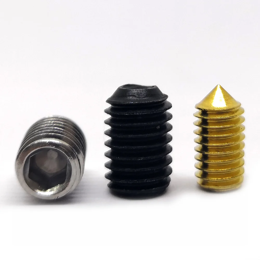 6061 Set Screw Aluminum Alloy Screw Inch American Full Series Of Slotted Bolt Directly Supplied Tin plated Grub Screw