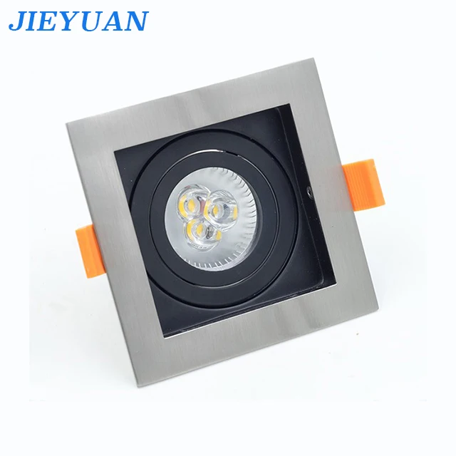 
1 And 2 Heads New LED Downlight Square Rectangle Spotlight GU10 And AR111 Indoor LED Ceiling Light 