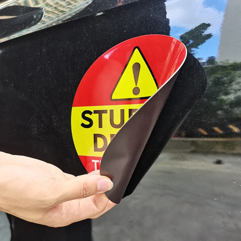 Customized Water-Proof Magnetic Car Sticker New Driver Baby in Car Magnets Custom Printing