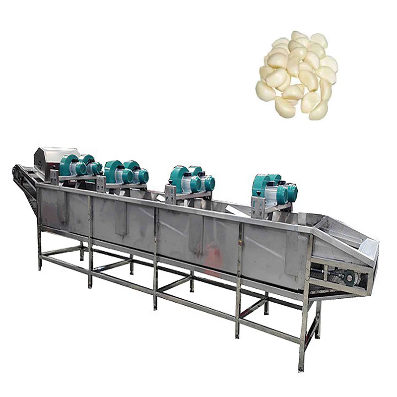 hot air stainless304 blow water commercial dryer garlic processing line