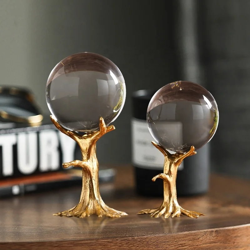 
European contracted trophy crystal furnishing articles windowsill study adornment 