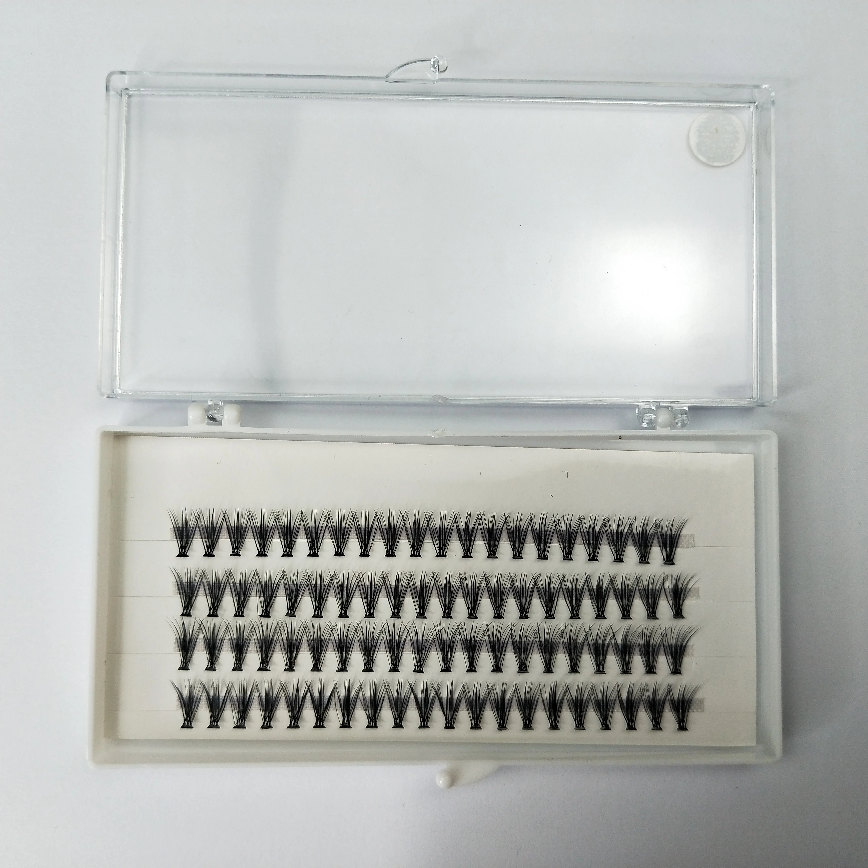 0.07mm super soft Knot Free Cluster Eyelashes Individual flare Lashes 6mm 8mm 9mm 10mm 11mm 12mm 14mm