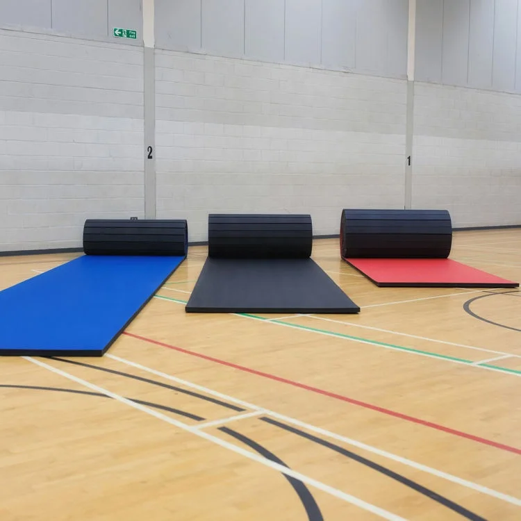 QT Mat wholesale OEM customized foam exercise fitness mat judo roll out mats