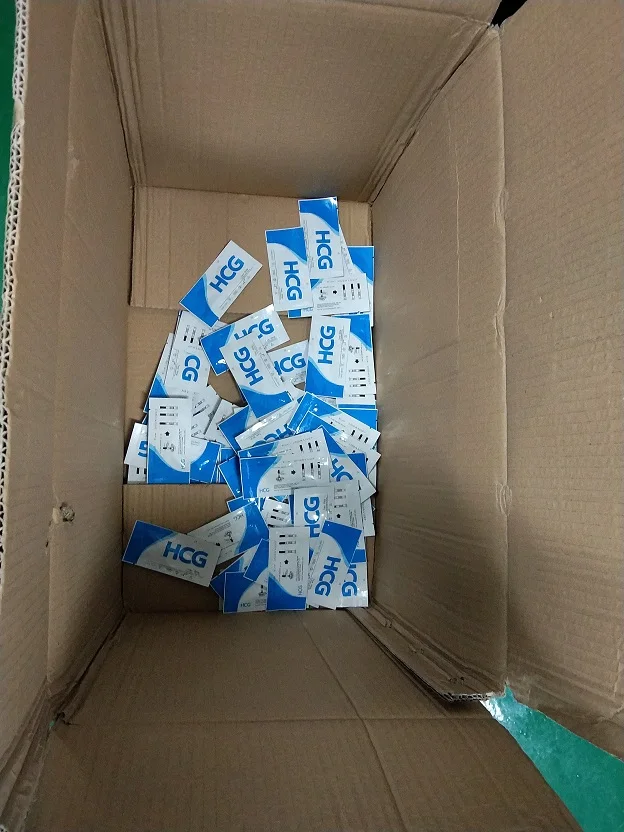 Cassette format and Urine specimen HCG pregnancy test Glob Biotech with lowest price