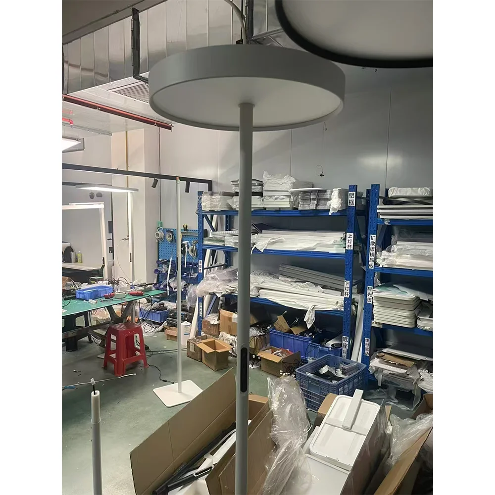 Customized Large Size LED Floor Lamps Light Head 10%-100% Stepless Dimming Contemporary Design Eye Protection Large Floor Lights