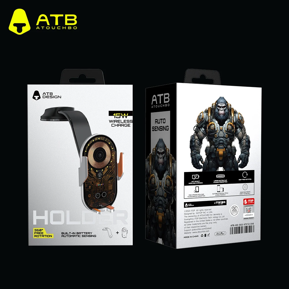 Phone Holder For Car Universal Dashboard Car mobile Phone Holder Magnetic Wireless Charging Phone Holder For iPhone 15 Pro Max