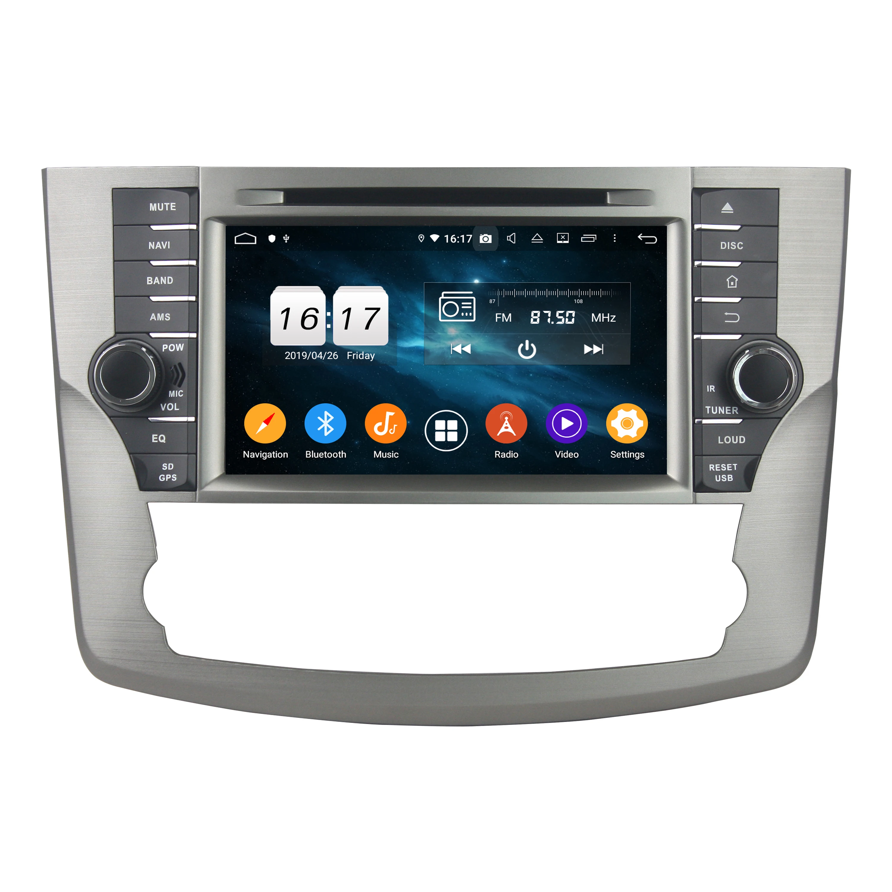 Klyde KD-8703 android multimedia car radio PX5 128GB car dvd player for Avalon 2011 2012