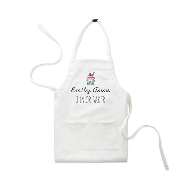 Персонализированный полиэфирный Печатный горячий сублимационный пустой Детский фартук
