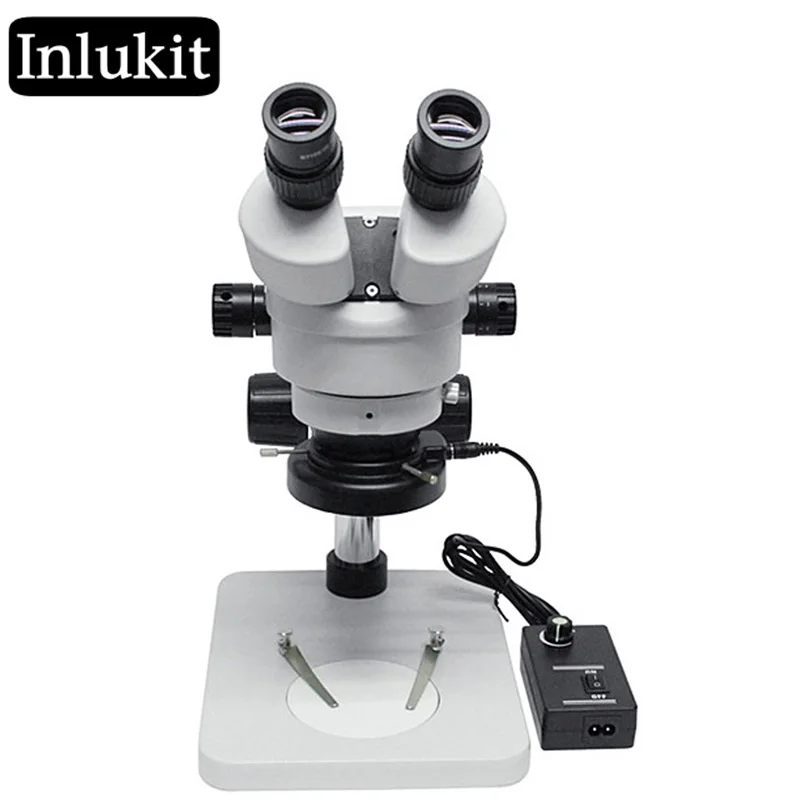 Binocular stereo microscope 7-45X electronic jewelry industry microscope